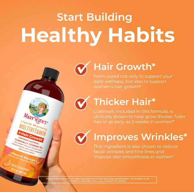 MaryRuth's Liquid Multivitamin + Hair Growth™