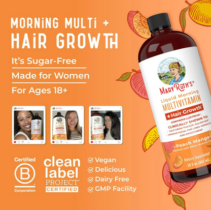 MaryRuth's Liquid Multivitamin + Hair Growth™