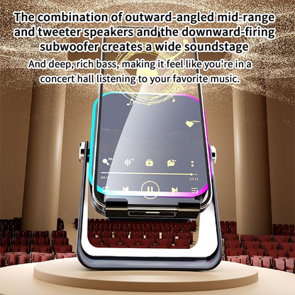 AuraSync 5‑in‑1 Induction Speaker Stand